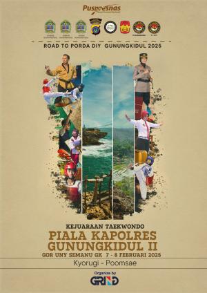 Kejuaraan KAPOLRES GUNUNG KIDUL TAEKWONDO CHAMPIONSHIP II TH.2025 Pengkab TI GK - GRIND ti-sonofdragontc.com